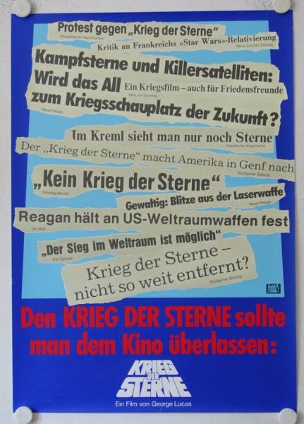 Star Wars Trilogy 1985 original release german movie posters (3)